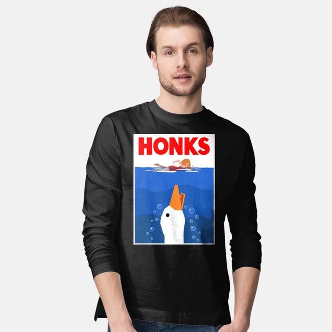 HONKS-Mens-Long Sleeved-Tee-demonigote