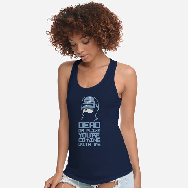 Cyber Arrest-Womens-Racerback-Tank-demonigote