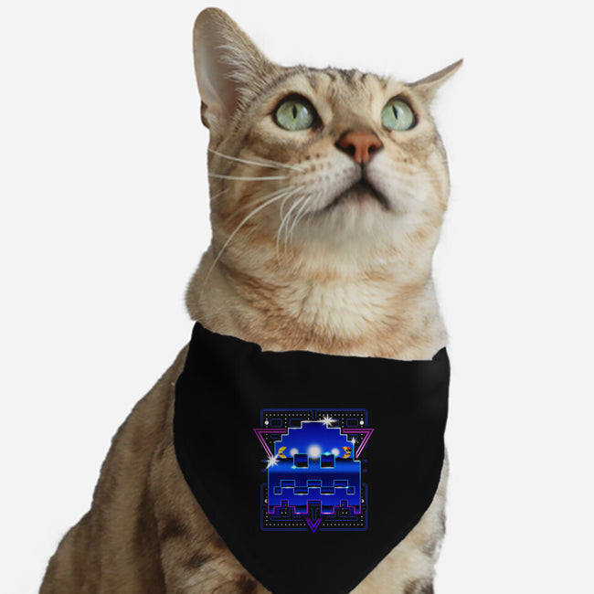 Retro Waka-Cat-Adjustable-Pet Collar-demonigote