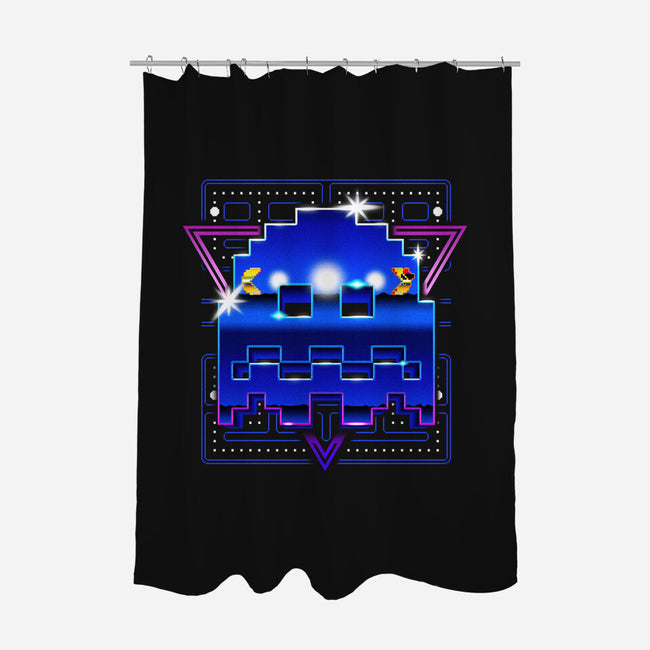 Retro Waka-None-Polyester-Shower Curtain-demonigote