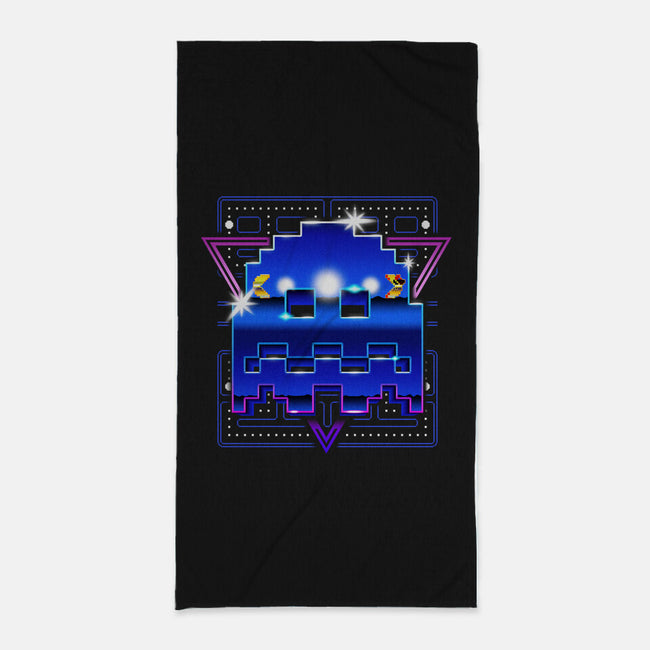 Retro Waka-None-Beach-Towel-demonigote