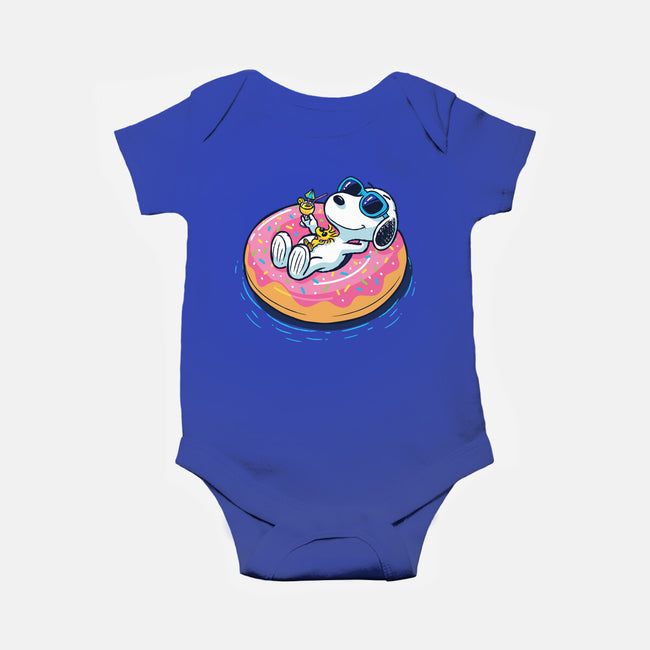 Donut Worry Be Happy-Baby-Basic-Onesie-Gamma-Ray