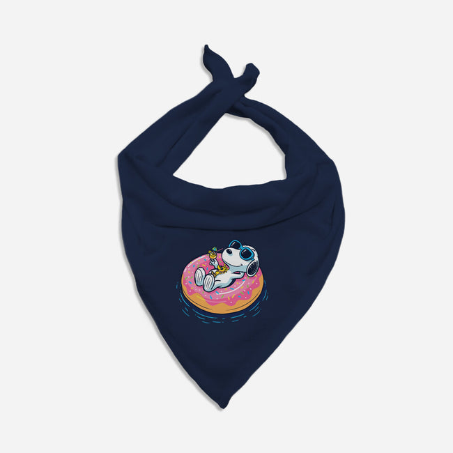 Donut Worry Be Happy-Cat-Bandana-Pet Collar-Gamma-Ray