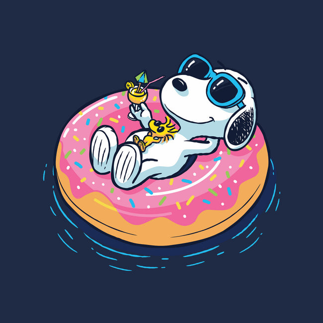 Donut Worry Be Happy-Womens-Fitted-Tee-Gamma-Ray