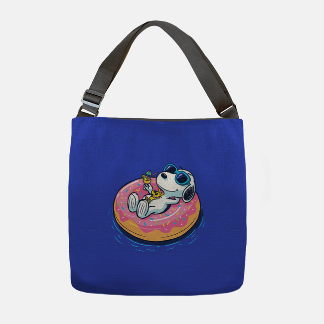 Donut Worry Be Happy-None-Adjustable Tote-Bag-Gamma-Ray