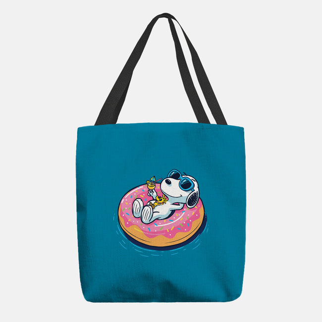 Donut Worry Be Happy-None-Basic Tote-Bag-Gamma-Ray