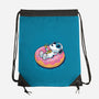 Donut Worry Be Happy-None-Drawstring-Bag-Gamma-Ray