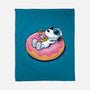 Donut Worry Be Happy-None-Fleece-Blanket-Gamma-Ray