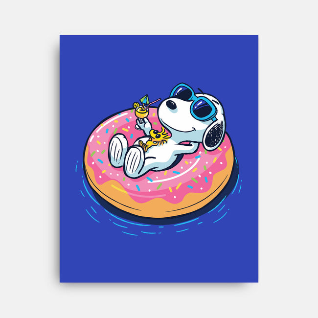 Donut Worry Be Happy-None-Stretched-Canvas-Gamma-Ray