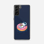 Donut Worry Be Happy-Samsung-Snap-Phone Case-Gamma-Ray