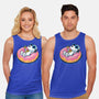 Donut Worry Be Happy-Unisex-Basic-Tank-Gamma-Ray