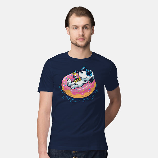 Donut Worry Be Happy-Mens-Premium-Tee-Gamma-Ray