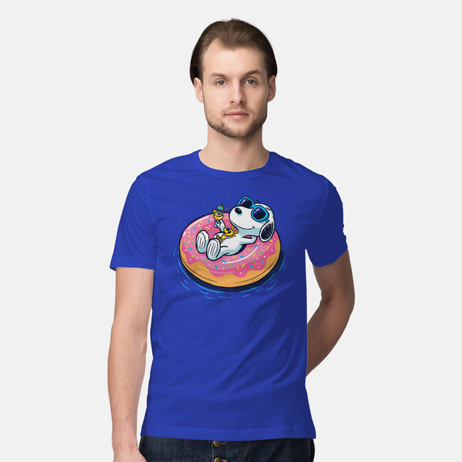 Donut Worry Be Happy-Mens-Premium-Tee-Gamma-Ray