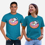 Donut Worry Be Happy-Unisex-Basic-Tee-Gamma-Ray