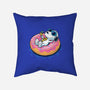 Donut Worry Be Happy-None-Removable Cover w Insert-Throw Pillow-Gamma-Ray