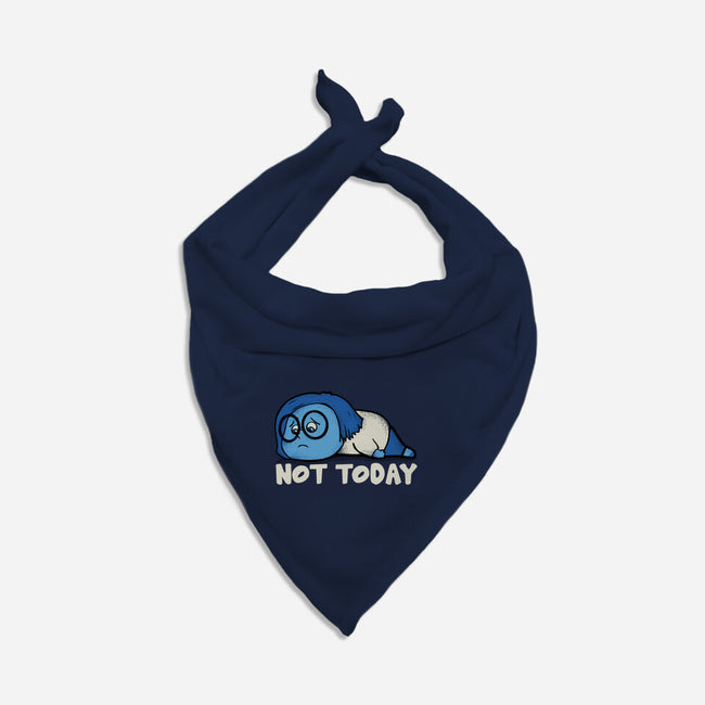 Sad Today-Dog-Bandana-Pet Collar-turborat14