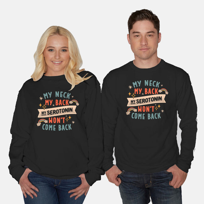 My Serotonin Wont Come Back-Unisex-Crew Neck-Sweatshirt-koalastudio