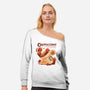 Ameowzing Flavour-Womens-Off Shoulder-Sweatshirt-worlddominationforcats