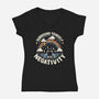 Surround Yourself With Negativity-Womens-V-Neck-Tee-BridgeWalker