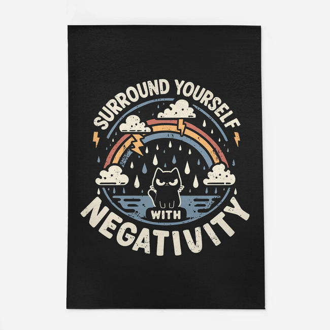 Surround Yourself With Negativity-None-Outdoor-Rug-BridgeWalker