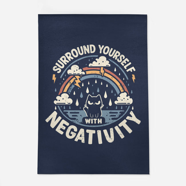 Surround Yourself With Negativity-None-Outdoor-Rug-BridgeWalker