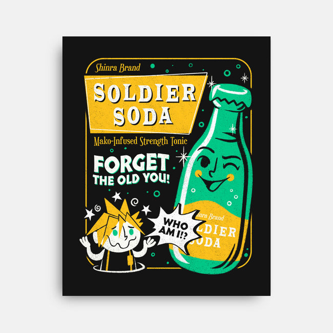 Soldier Soda-None-Stretched-Canvas-Aarons Art Room