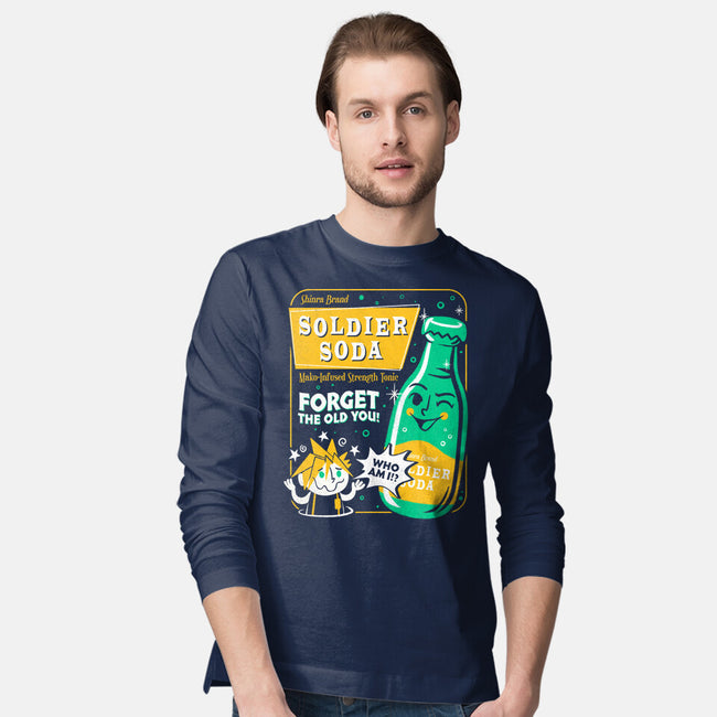 Soldier Soda-Mens-Long Sleeved-Tee-Aarons Art Room