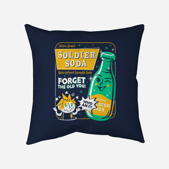 Soldier Soda-None-Non-Removable Cover w Insert-Throw Pillow-Aarons Art Room