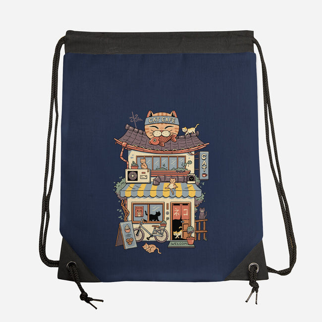 Cat Cafe-None-Drawstring-Bag-vp021