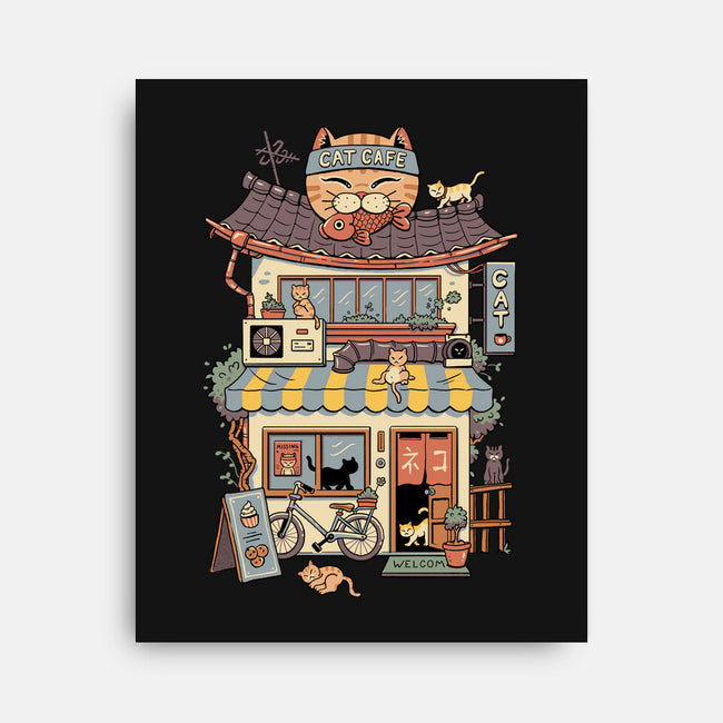 Cat Cafe-None-Stretched-Canvas-vp021