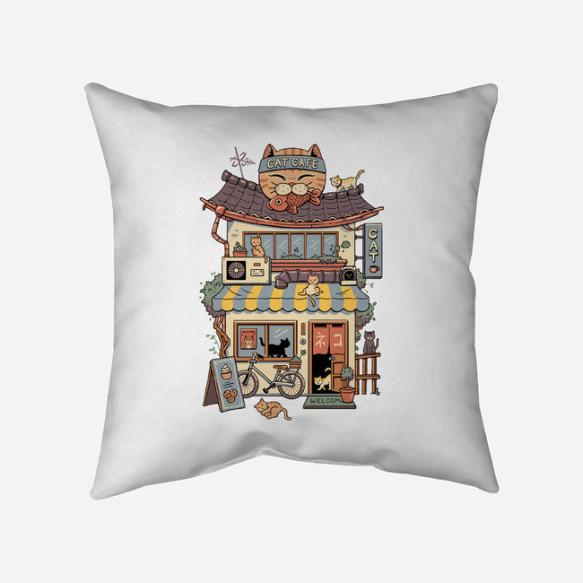 Cat Cafe-None-Non-Removable Cover w Insert-Throw Pillow-vp021