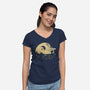 That's No Harvest Moon-Womens-V-Neck-Tee-kg07