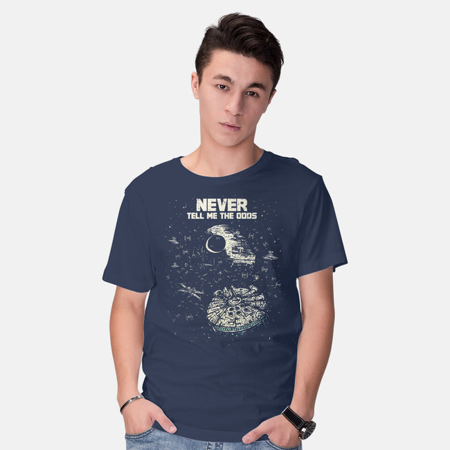 Never Tell Me The Odds-Mens-Basic-Tee-kg07