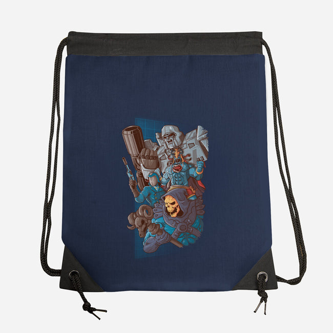 Villains Clash-None-Drawstring-Bag-Skullpy