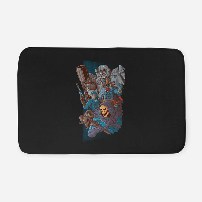 Villains Clash-None-Memory Foam-Bath Mat-Skullpy