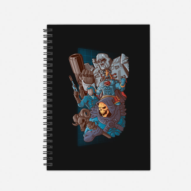 Villains Clash-None-Dot Grid-Notebook-Skullpy