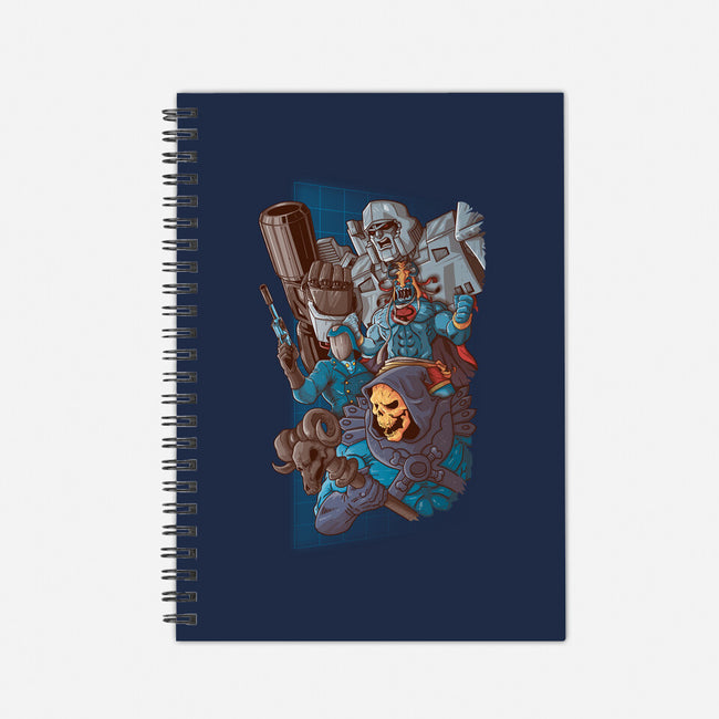 Villains Clash-None-Dot Grid-Notebook-Skullpy