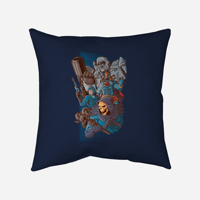 Villains Clash-None-Non-Removable Cover w Insert-Throw Pillow-Skullpy