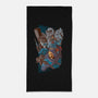 Villains Clash-None-Beach-Towel-Skullpy