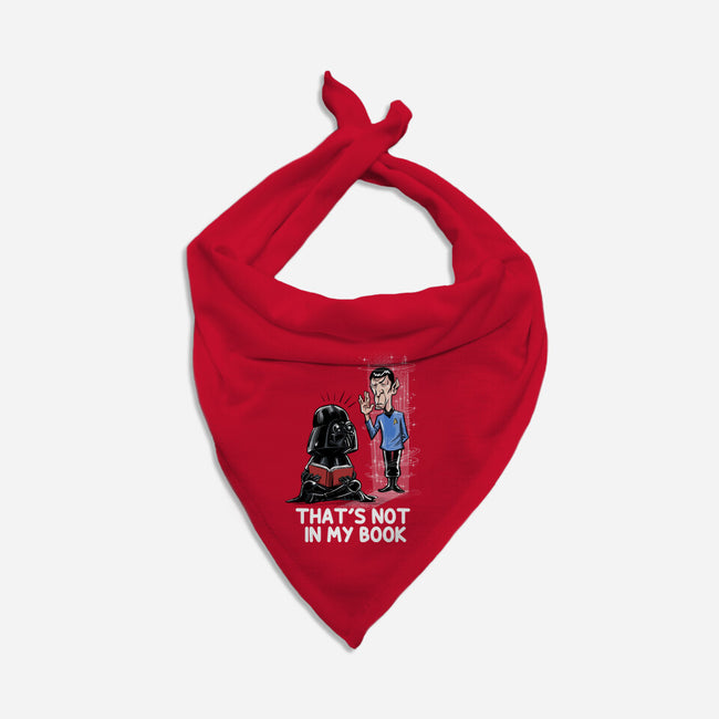 Not In My Book-Dog-Bandana-Pet Collar-zascanauta