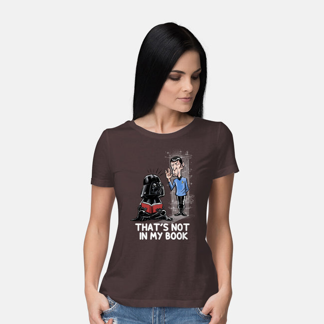 Not In My Book-Womens-Basic-Tee-zascanauta