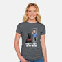 Not In My Book-Womens-Fitted-Tee-zascanauta