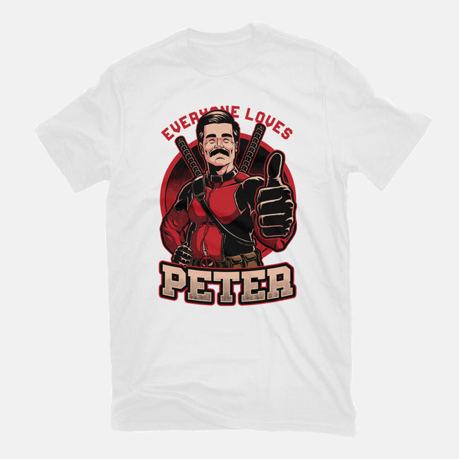 Peter Love Dead Hero-Unisex-Basic-Tee-Studio Mootant