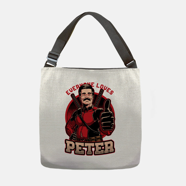 Peter Love Dead Hero-None-Adjustable Tote-Bag-Studio Mootant