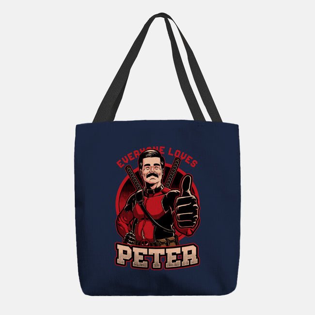 Peter Love Dead Hero-None-Basic Tote-Bag-Studio Mootant