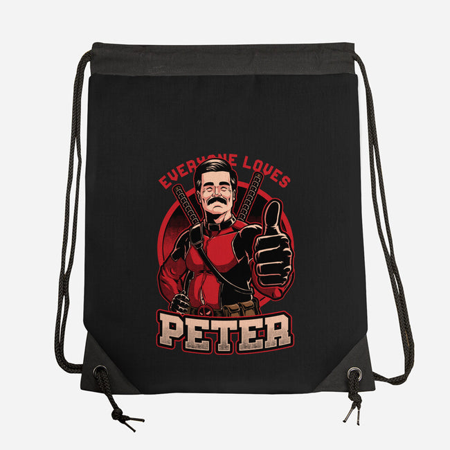 Peter Love Dead Hero-None-Drawstring-Bag-Studio Mootant