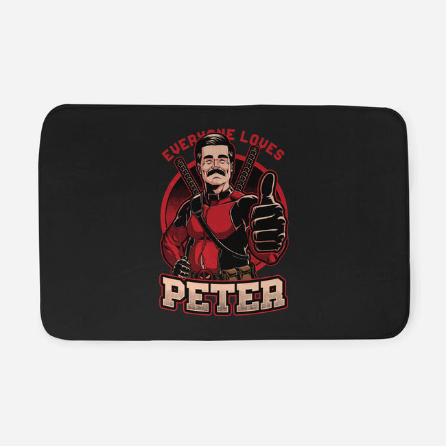 Peter Love Dead Hero-None-Memory Foam-Bath Mat-Studio Mootant