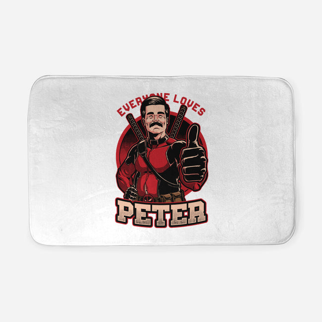 Peter Love Dead Hero-None-Memory Foam-Bath Mat-Studio Mootant