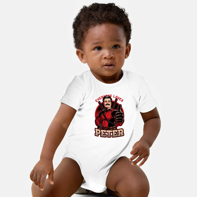 Peter Love Dead Hero-Baby-Basic-Onesie-Studio Mootant