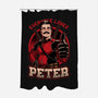 Peter Love Dead Hero-None-Polyester-Shower Curtain-Studio Mootant